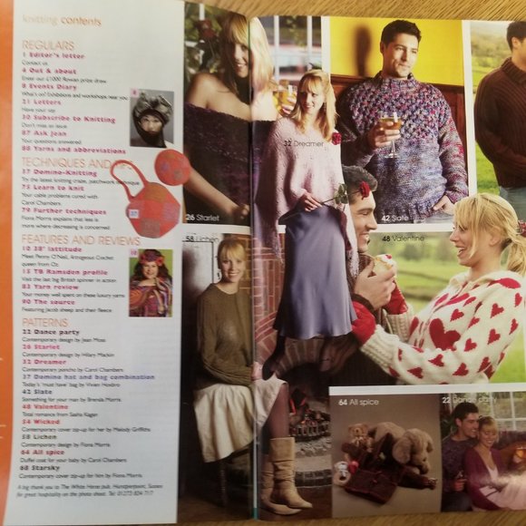 Rare, Collectible UK Knitting Magazine Special Valentine's day Issue February 05 - Picture 4 of 5